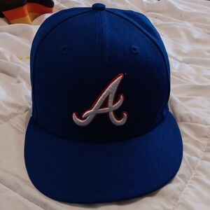 Atlanta Braves New Era Blue Fitted Cap